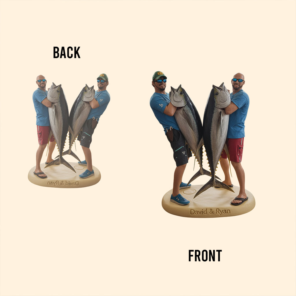 Perfect Gift For Fishing Lovers - Personalized Fishing Custom Shaped Acrylic Plaque