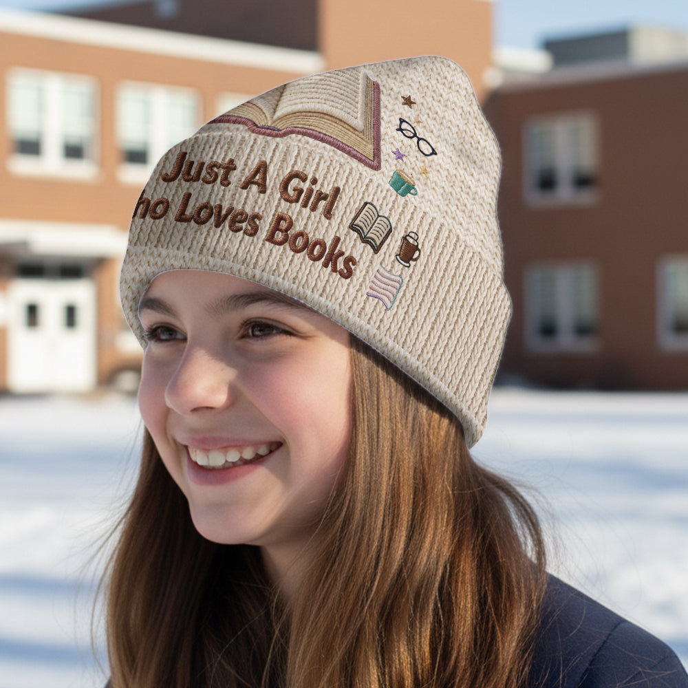 Reading Makes Me Happy - Personalized Book Beanie Hat