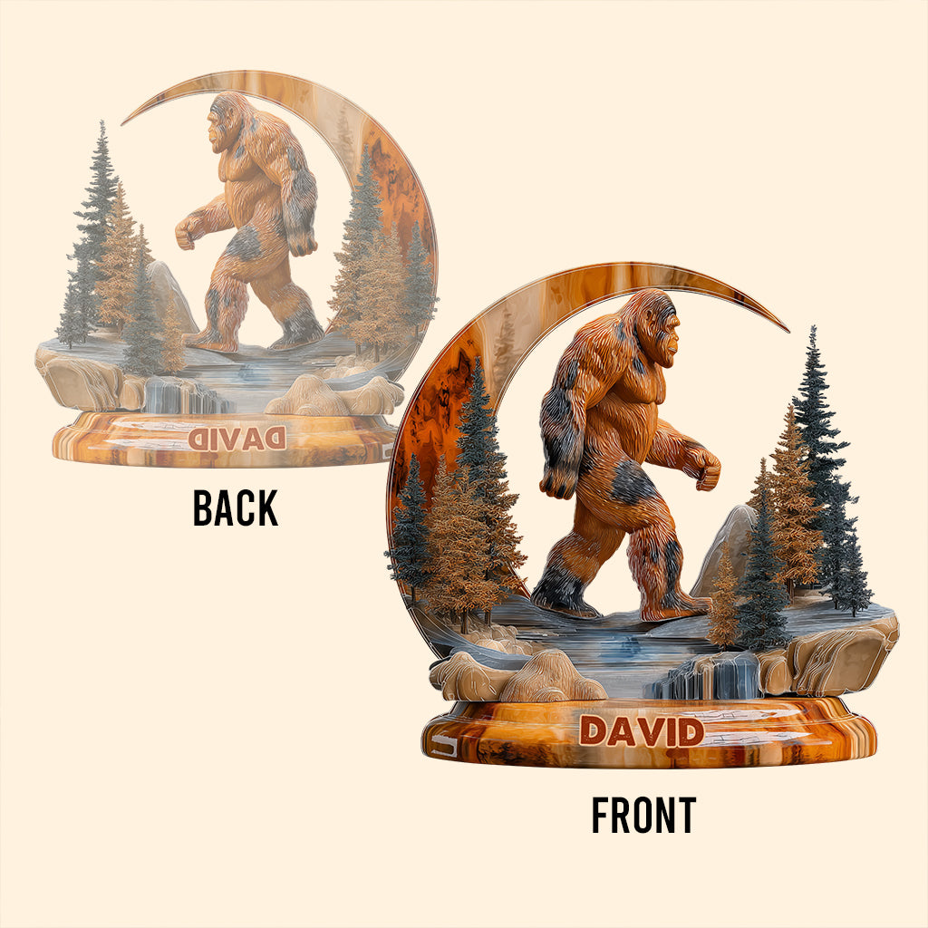 And Into The Forest I Go - Personalized Hiking Custom Shaped Acrylic Plaque