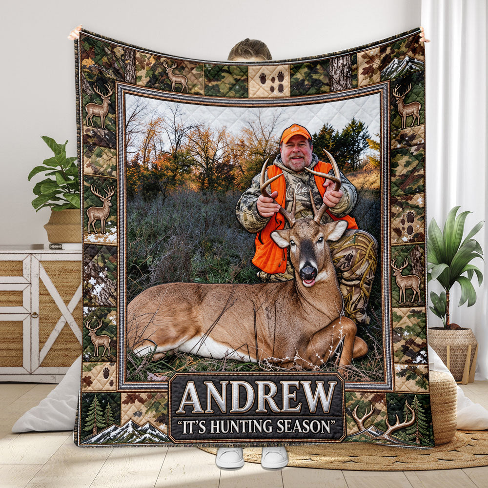 C'est la saison de la chasse - Couverture de chasse personnalisée