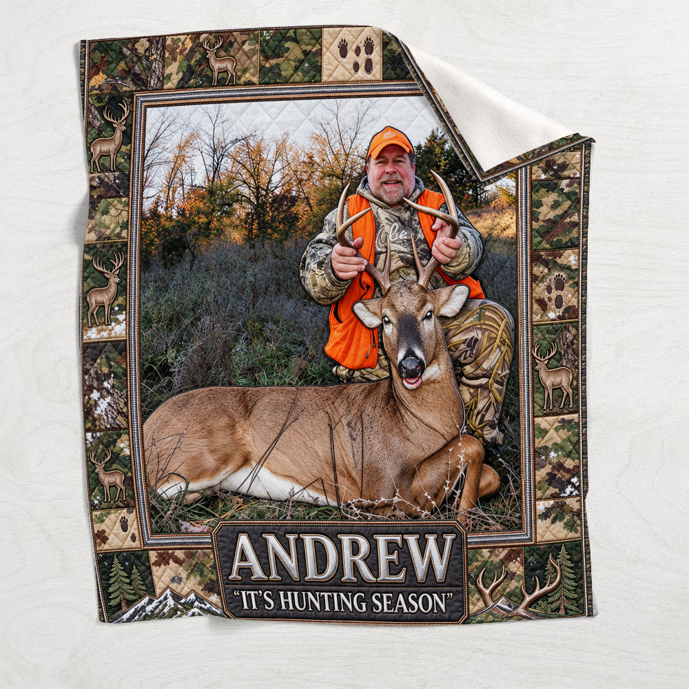 C'est la saison de la chasse - Couverture de chasse personnalisée