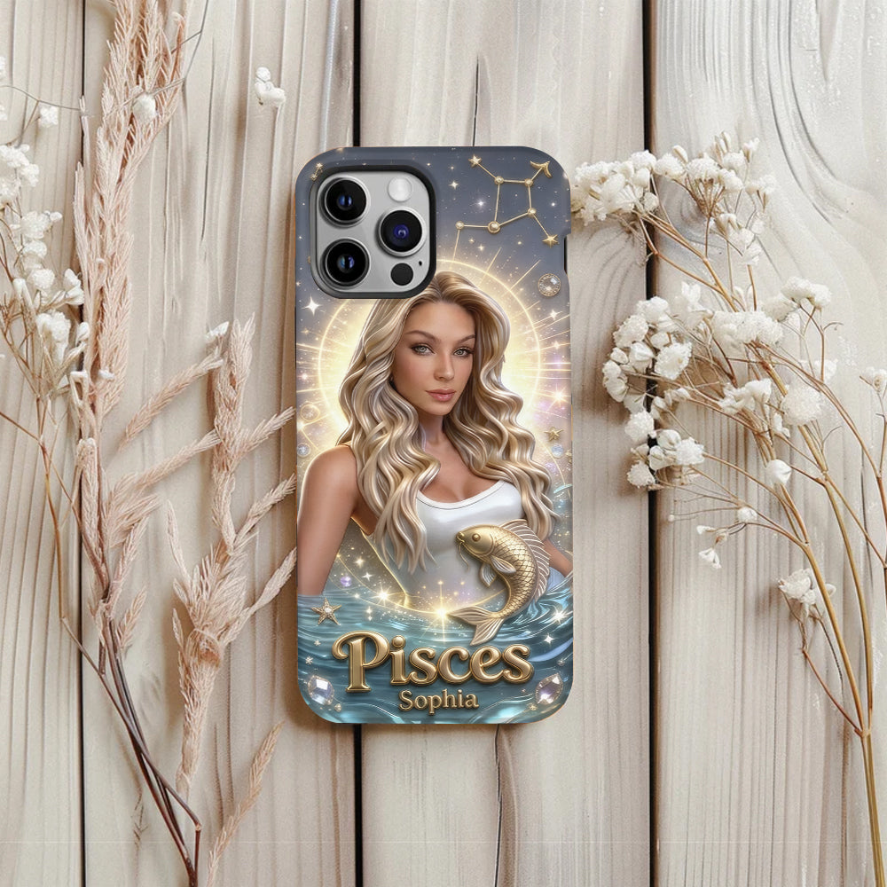 Horoscope Sign, Lucky Charm - Personalized Horoscope Full Print Phone Case