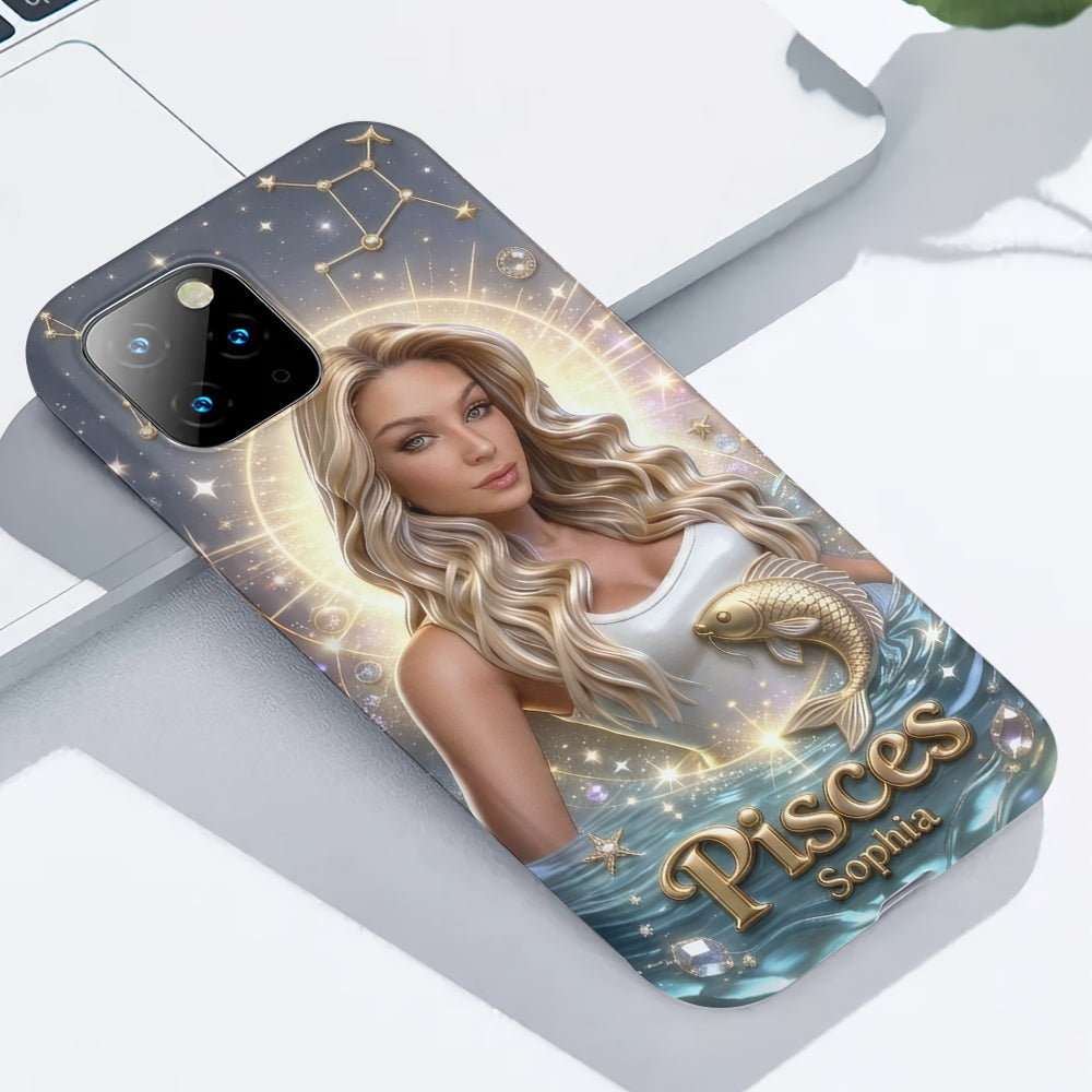 Horoscope Sign, Lucky Charm - Personalized Horoscope Full Print Phone Case