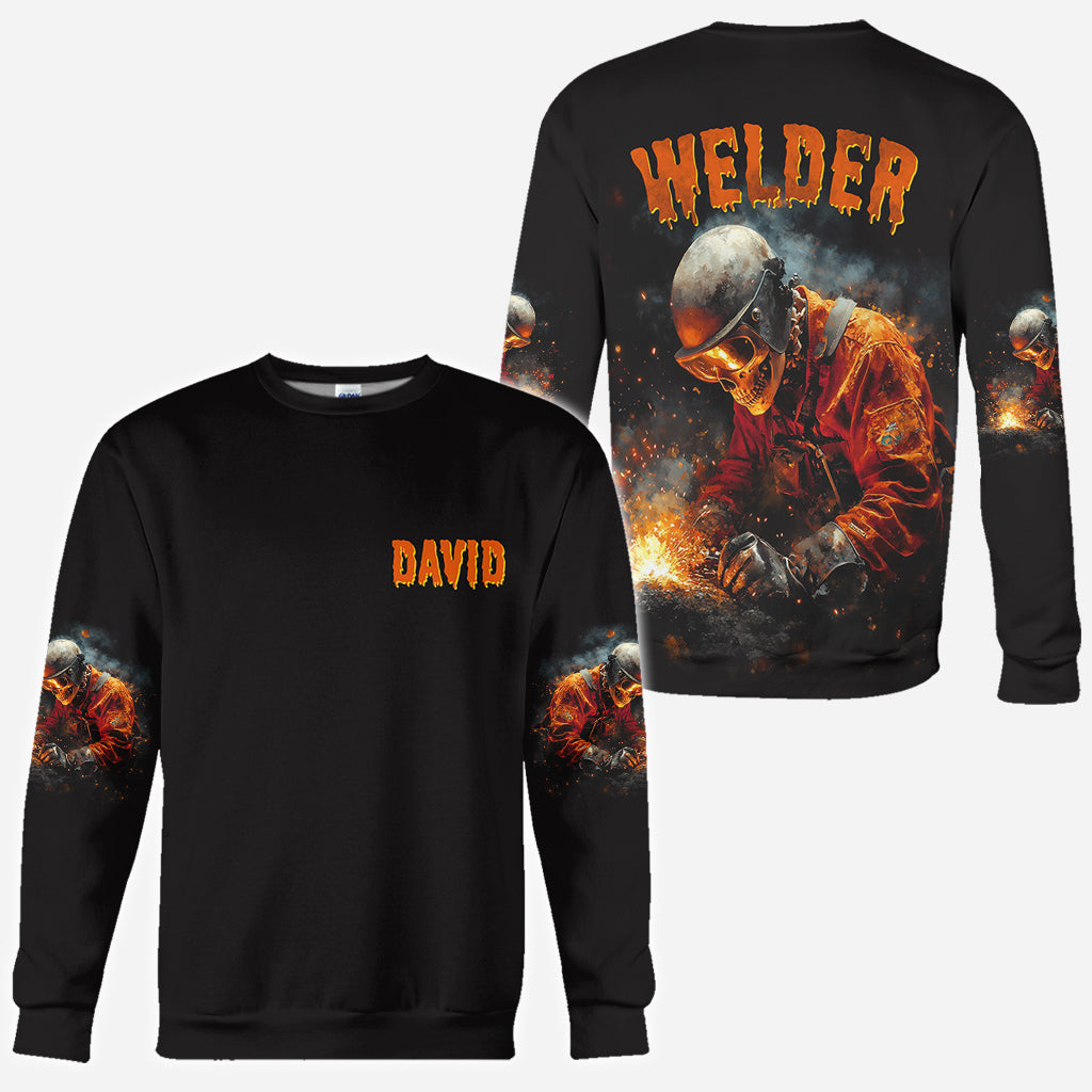 Gift For Welder Man - Personalized Welder All Over Shirt