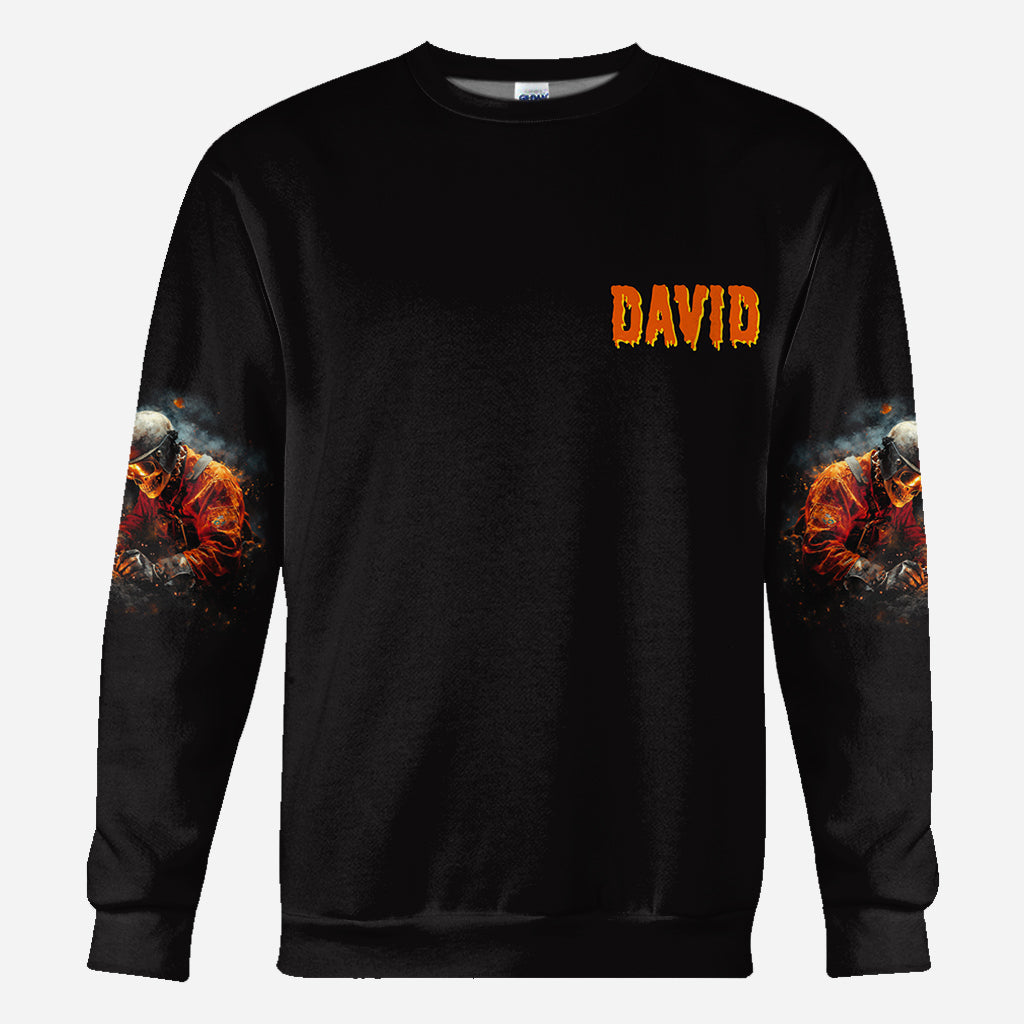 Gift For Welder Man - Personalized Welder All Over Shirt