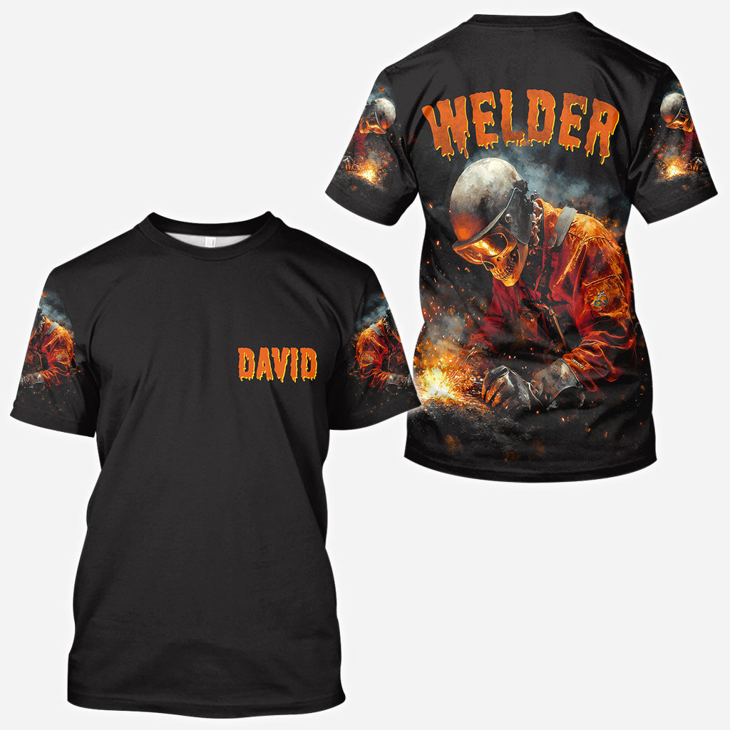 Gift For Welder Man - Personalized Welder All Over Shirt