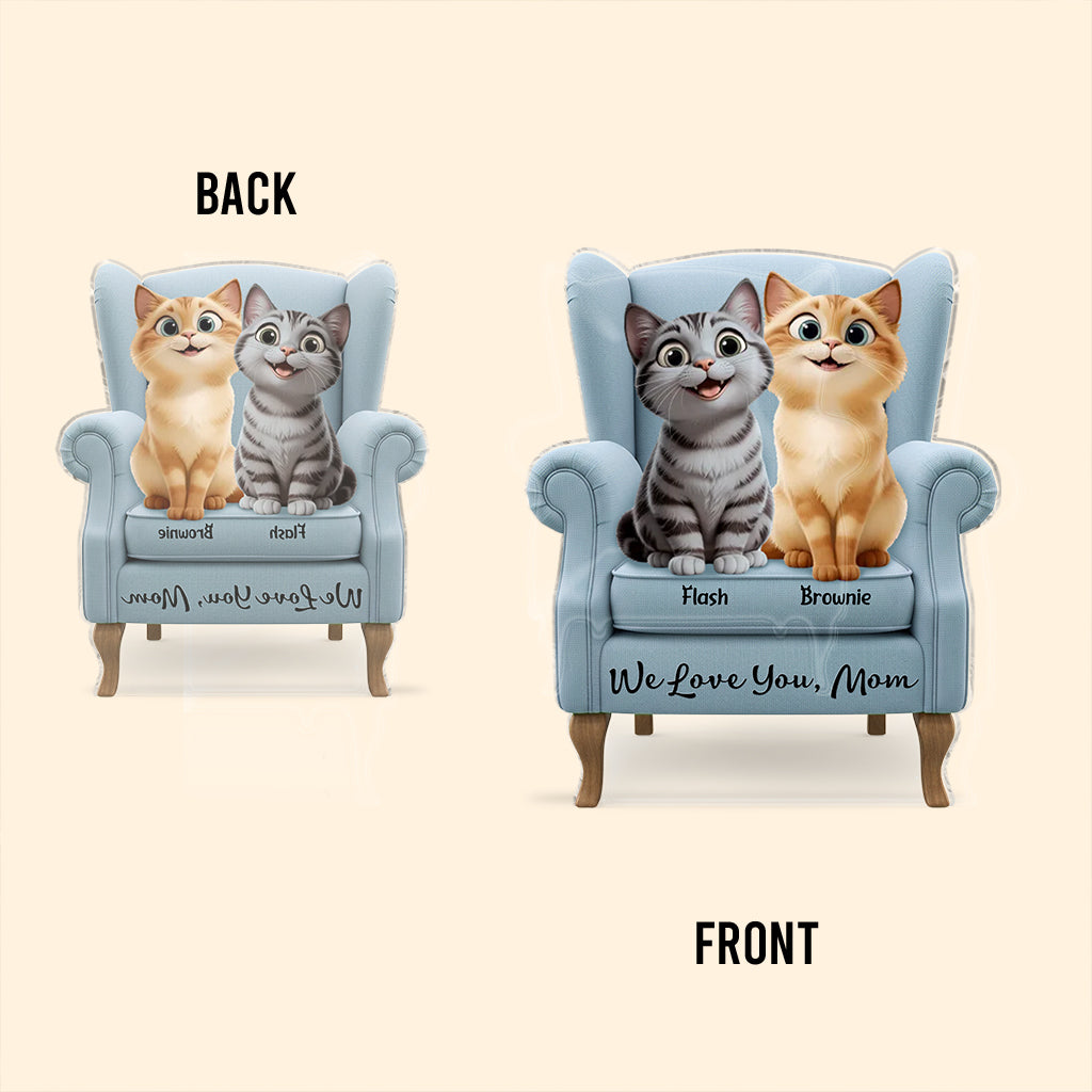 Best Cat Mom Ever - Personalized Cat Custom Shaped Acrylic Plaque