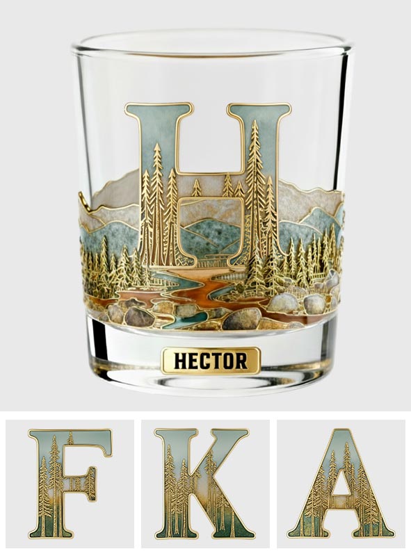 Verres personnalisés avec initiales pour les amateurs de whisky, bourbon, tequila... - Coffret de verres à whisky personnalisés