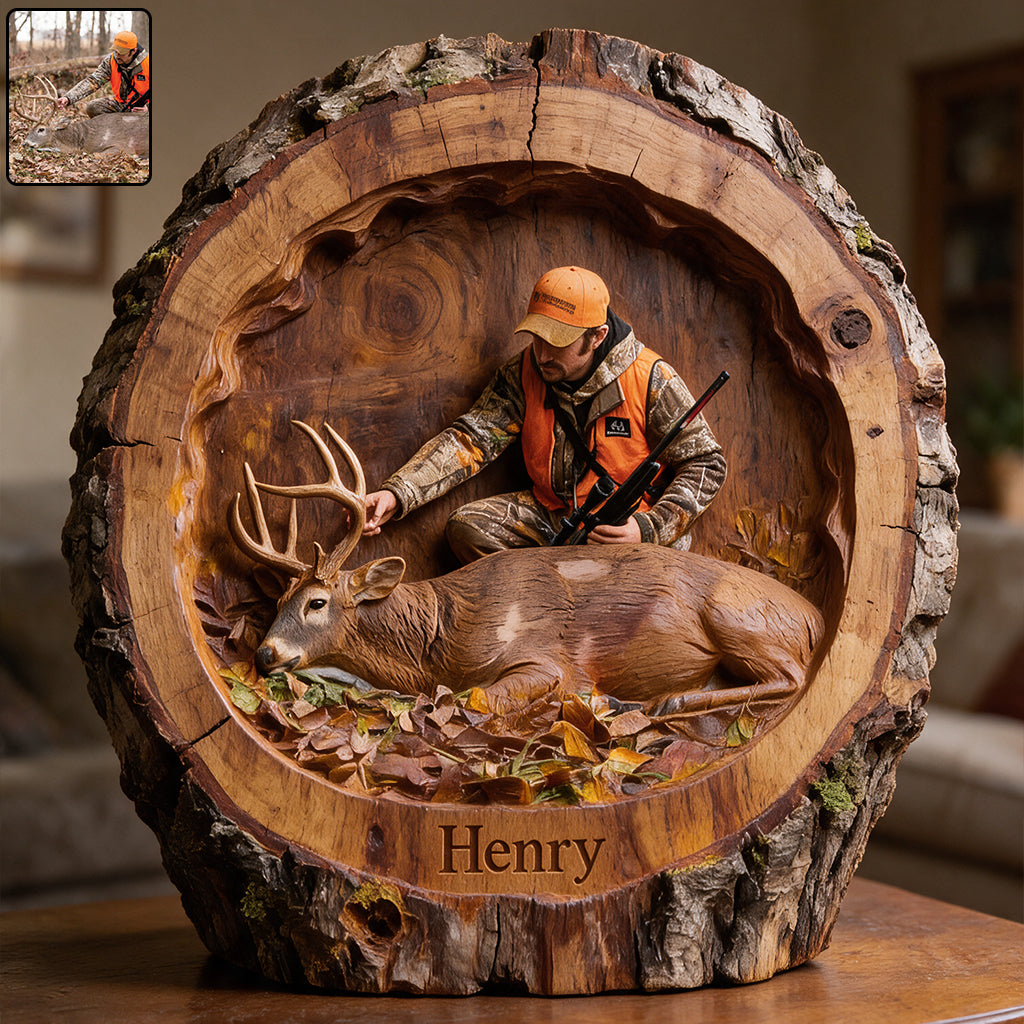 It's Hunting Season - Personalized Hunting Custom Shaped Wood Plaque