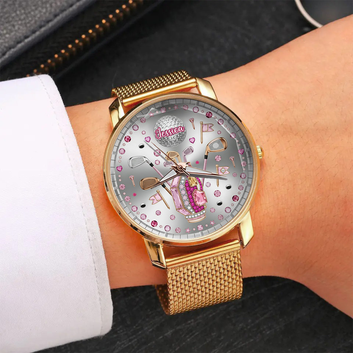 Love Golf - Personalized Golf Women Hand Watch