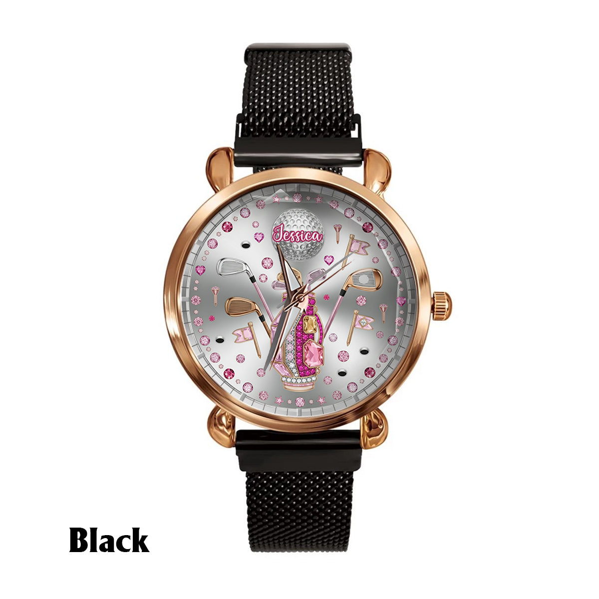 Love Golf - Personalized Golf Women Hand Watch
