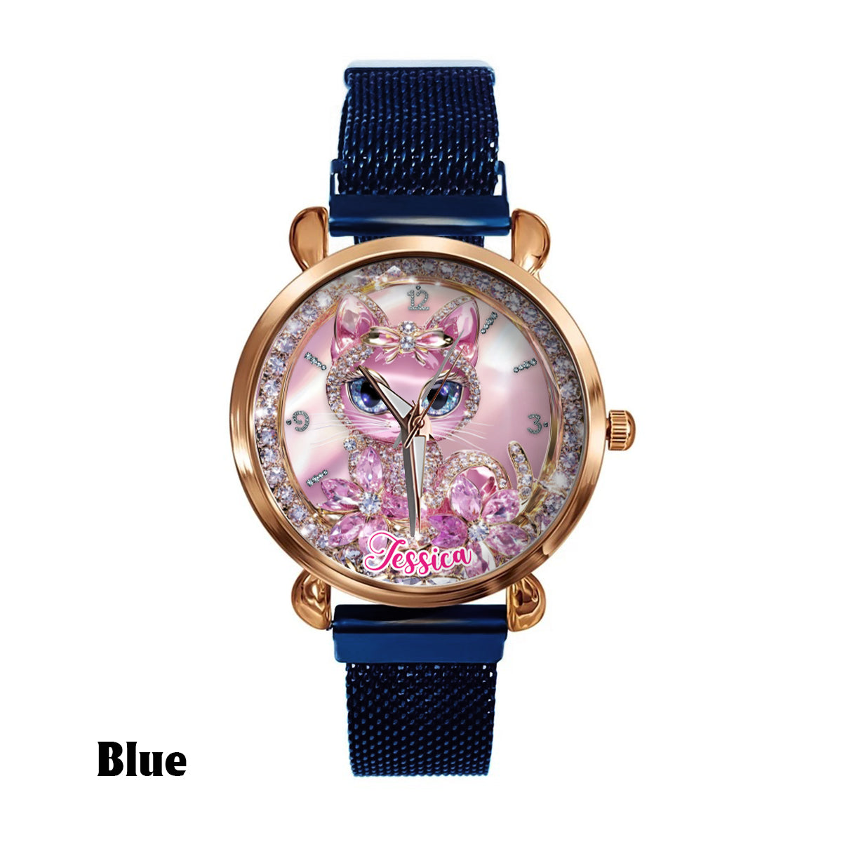 Cat Lovers - Personalized Cat Women Hand Watch
