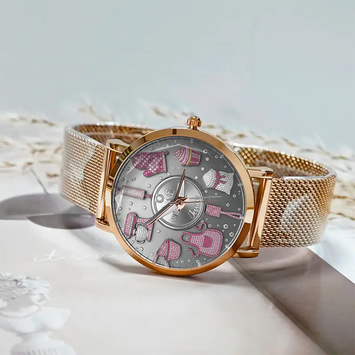 Bake With Love - Personalized Baking Women Hand Watch