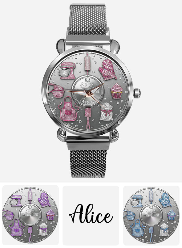 Bake With Love - Personalized Baking Women Hand Watch