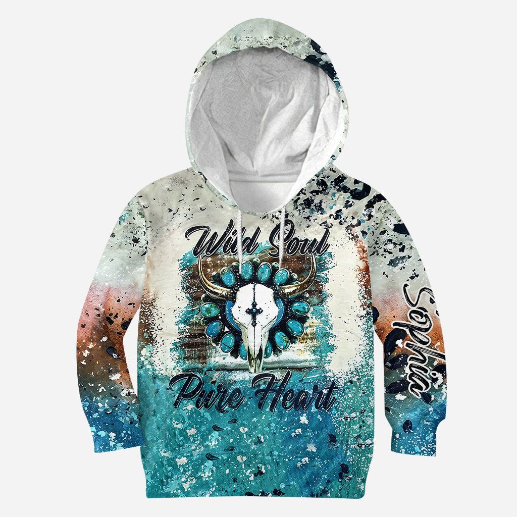 Âme sauvage, cœur pur - T-shirt personnalisé Cowgirl intégral
