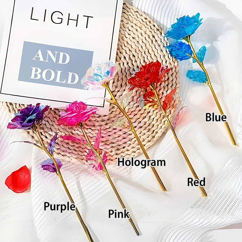 Custom Any Photo - Personalized Book Glowing Roses Glass Dome