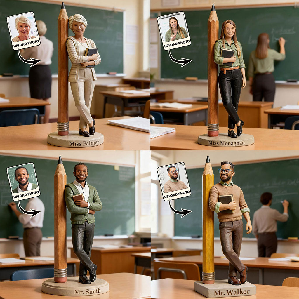 Custom From Any Photo - Personalized Teacher Custom Shaped Acrylic Plaque