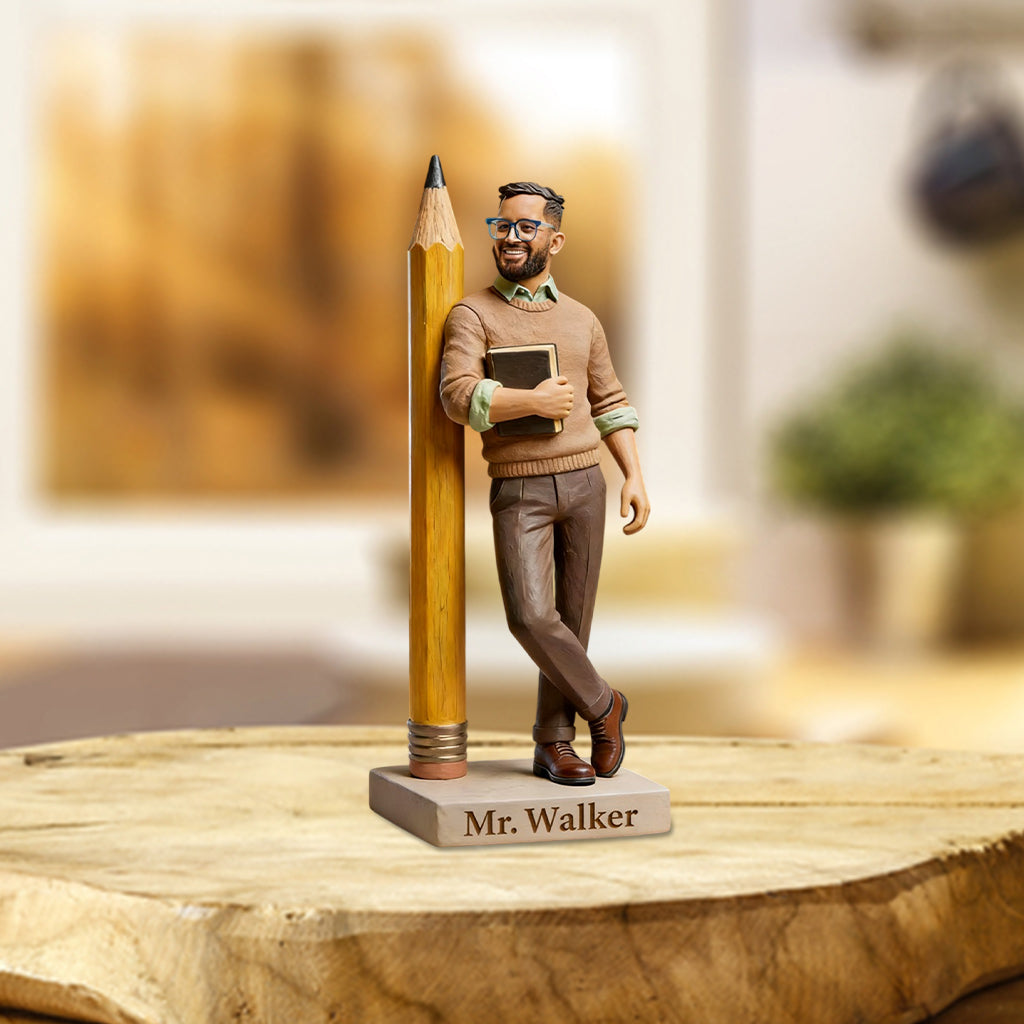 Custom From Any Photo - Personalized Teacher Custom Shaped Acrylic Plaque