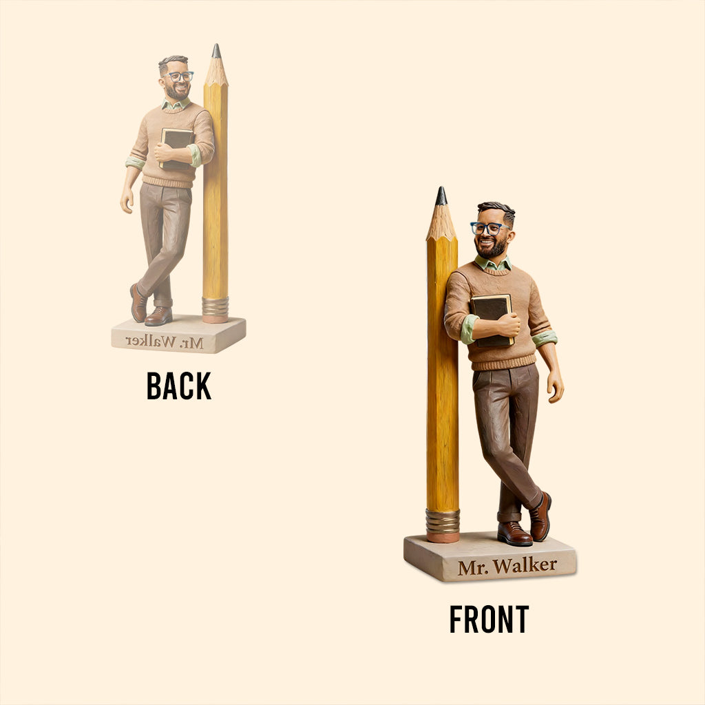 Custom From Any Photo - Personalized Teacher Custom Shaped Acrylic Plaque