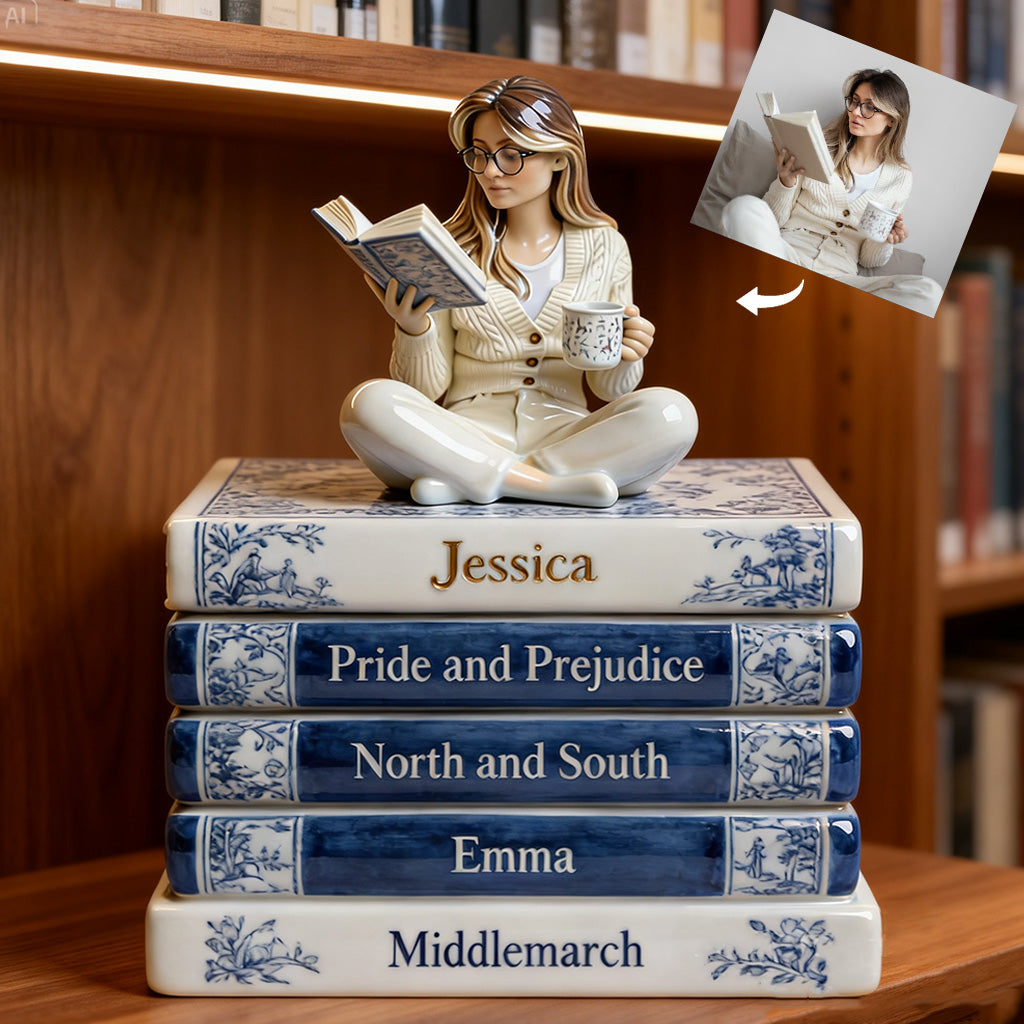 Individuell gestaltet nach Foto – Personalisierte Buchplakette aus Acryl in Sonderform