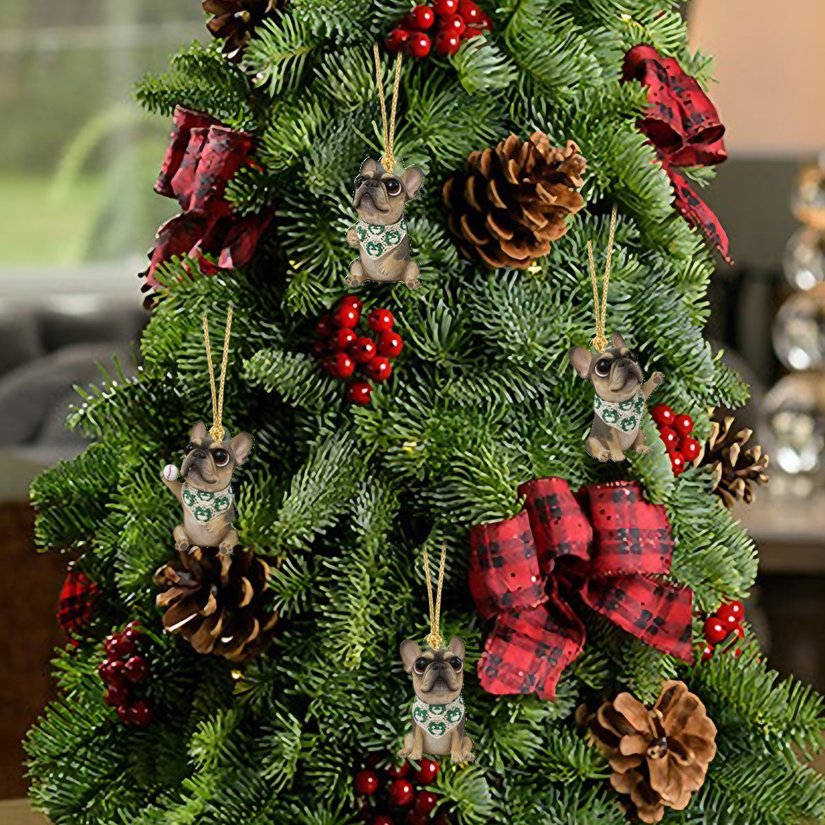 Merry Furry Christmas - Personalized Dog Advent Calendar With Ornaments