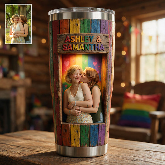L'amour est l'amour - Tasse personnalisée de soutien LGBT