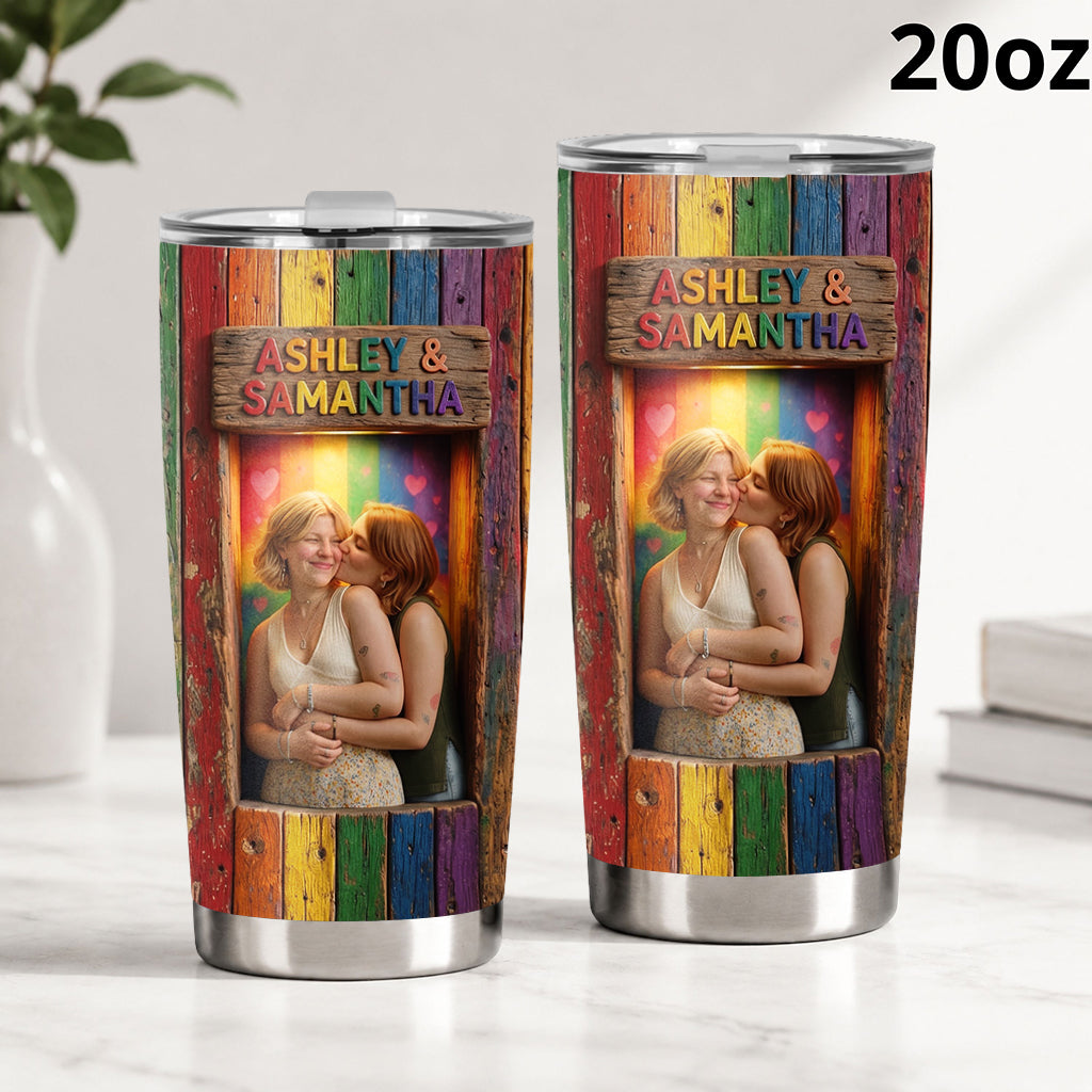 Liebe ist Liebe - Personalisierter LGBT Unterstützungsbecher