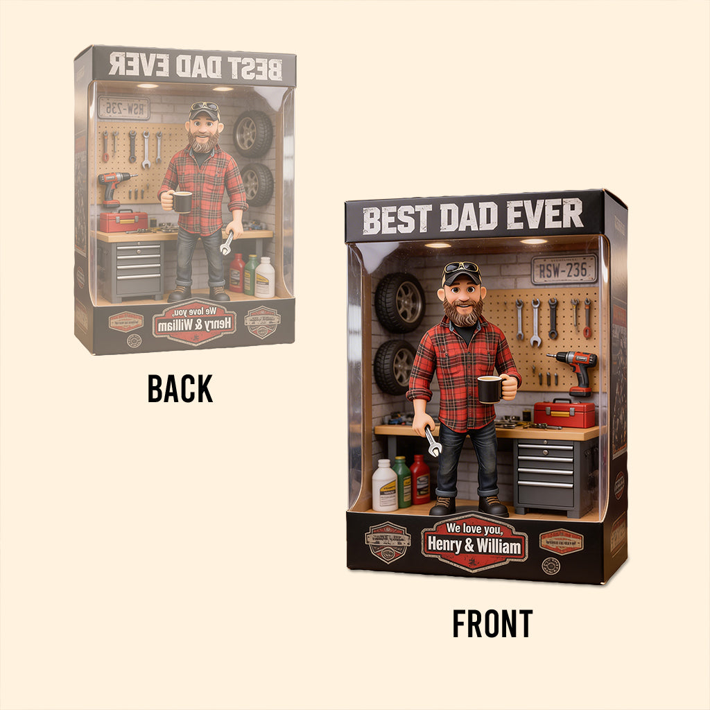 Custom Any Photo - Personalized Father Custom Shaped Acrylic Plaque