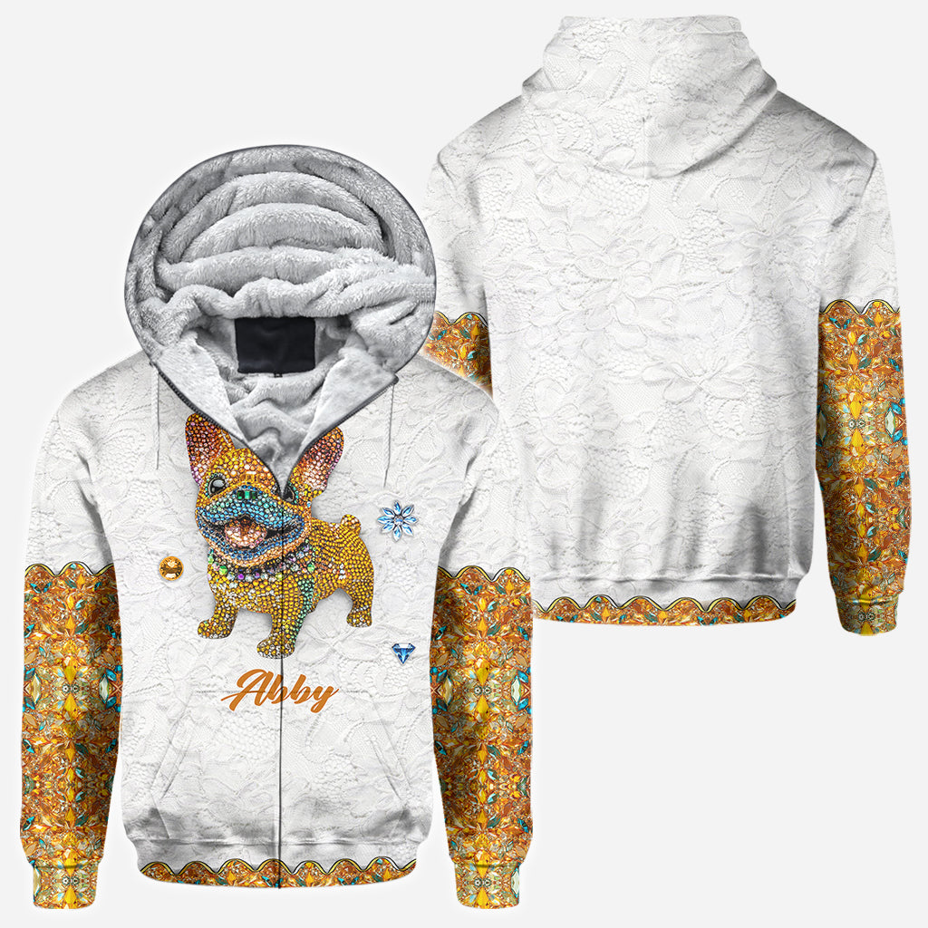 Niedlicher Hund – Personalisiertes T-Shirt mit Hundemotiv