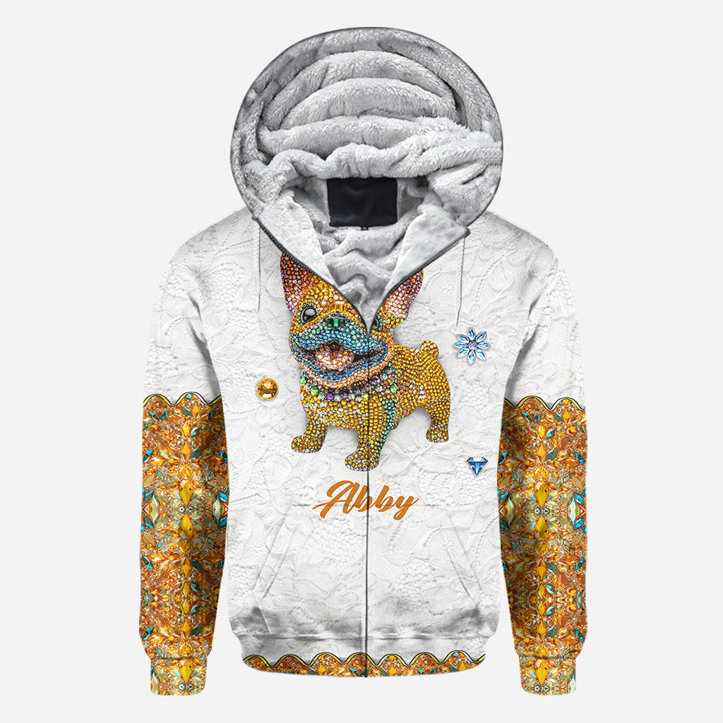 Niedlicher Hund – Personalisiertes T-Shirt mit Hundemotiv