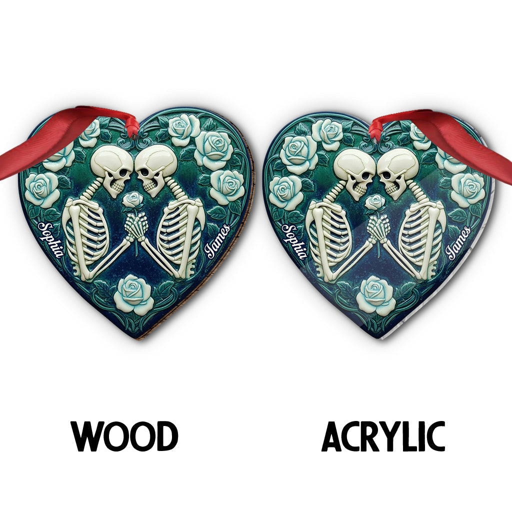 Skeleton Couple, Till Death Do Us Part - Personalized Couple Ornament