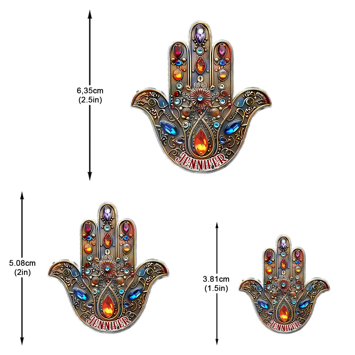 Innere Ruhe – personalisierte Yoga-Ohrringe