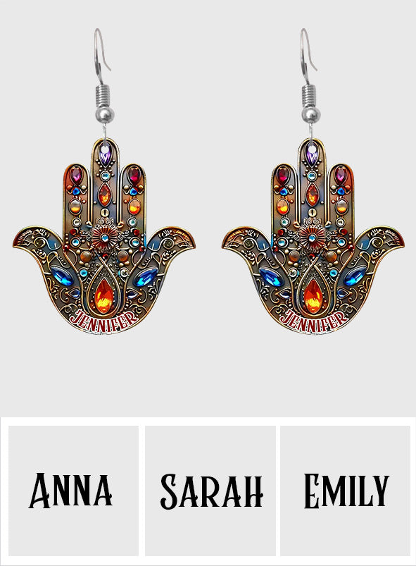 Innere Ruhe – personalisierte Yoga-Ohrringe