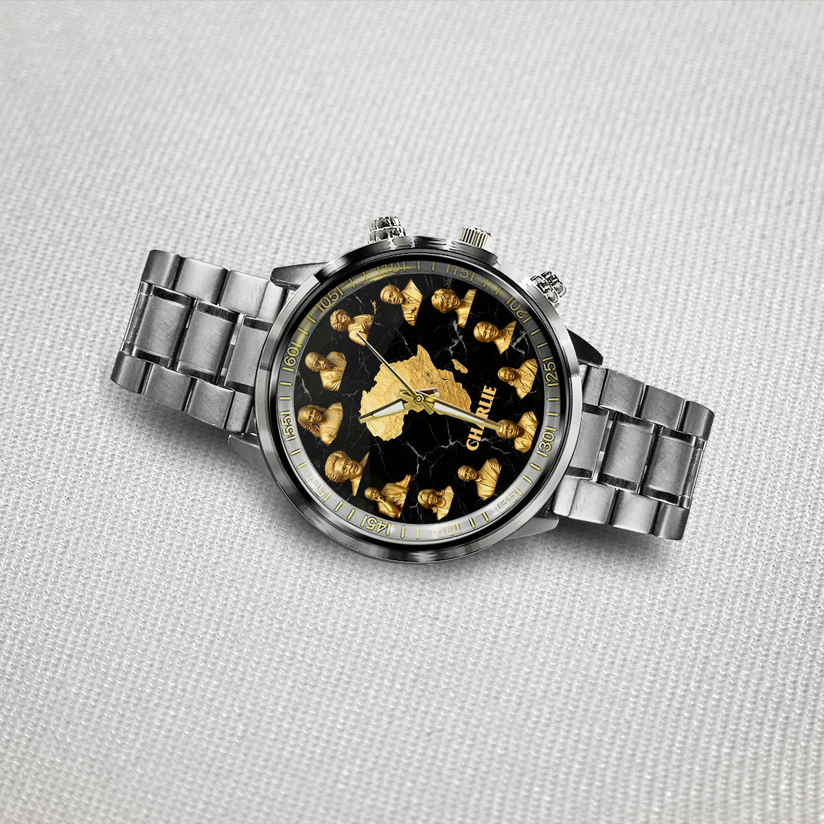 Celebrate Black History Month - Personalized African American Hand Watch
