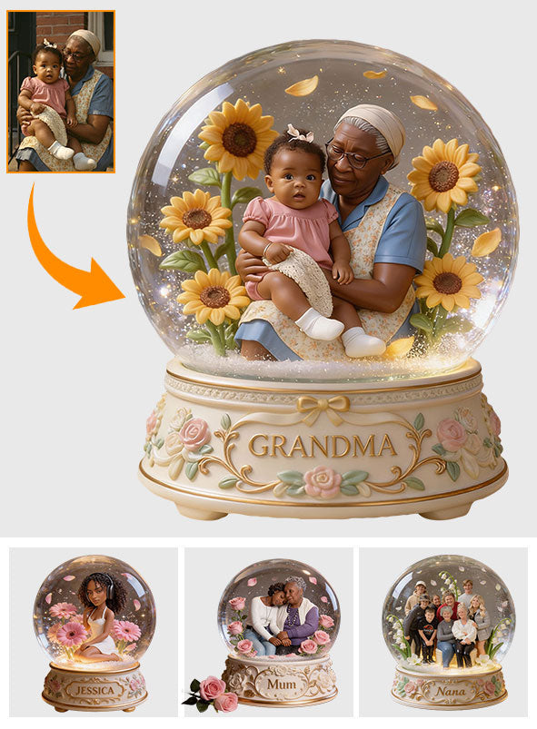 Custom From Any Photo, Gift For Her, Mom, Grandma... - Personalized Grandma Custom Shaped Acrylic Plaque