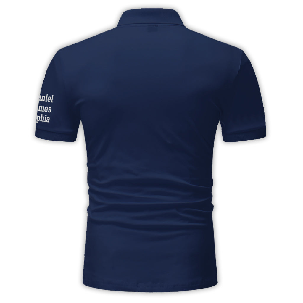 Bester Papa - Personalisierte Herren Polo-Shirt