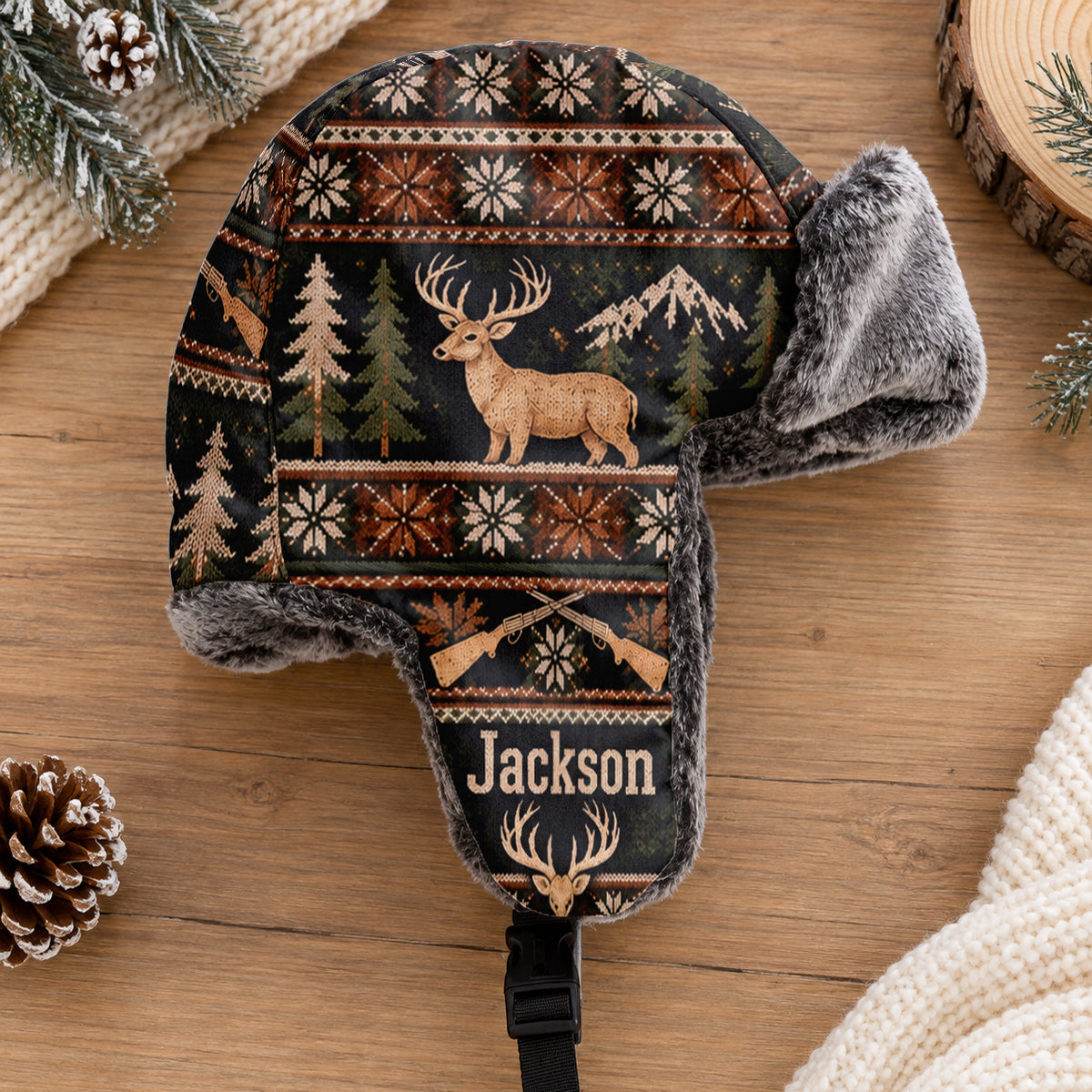 Born To Hunt - Personalized Hunting Trapper Hat