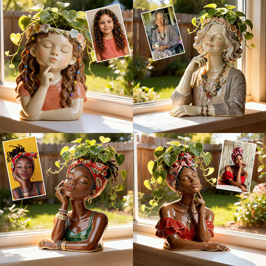 Thinking - Personalized Gardening Acrylic Pot