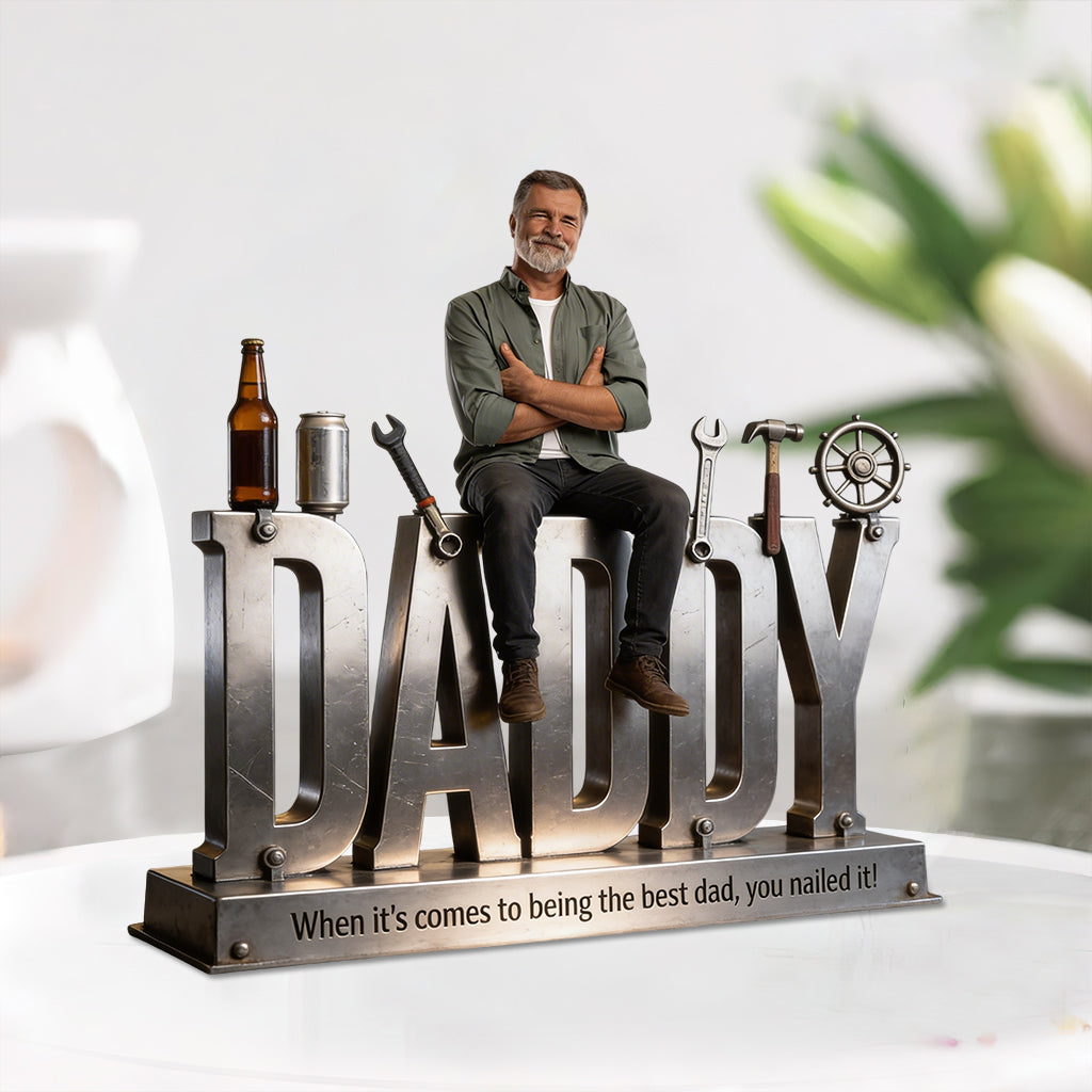 Vater Geschenkidee, Ehemann Geschenk - Personalisierte Vater Acrylplakette