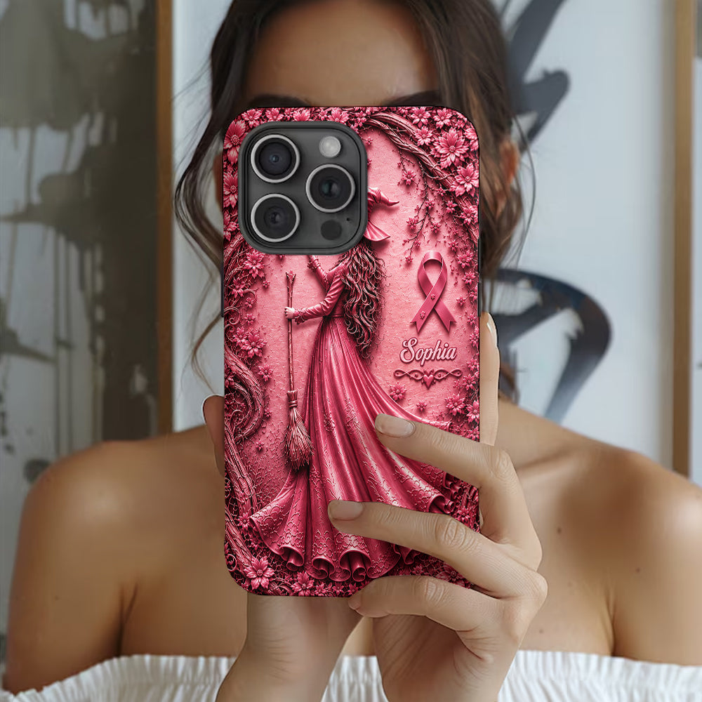 Hope - Personalized Breast Cancer Awareness Full Print Phone Case