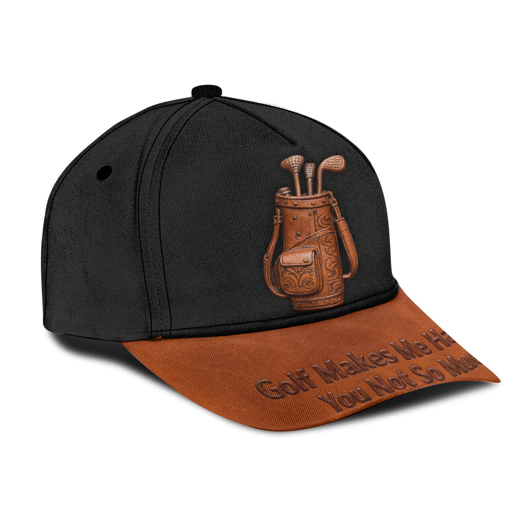 Golf Makes Me Happy - Personalized Golf Classic Cap