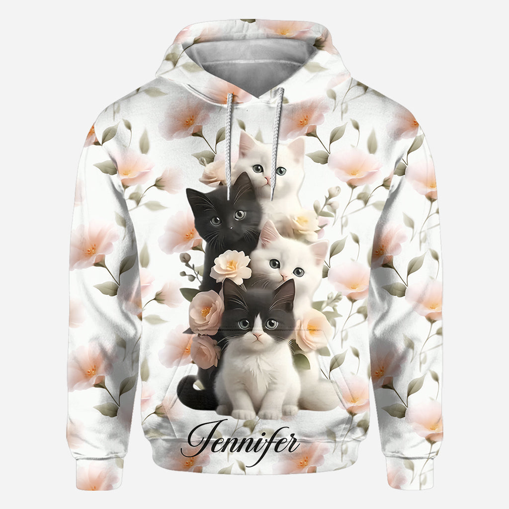 Cute Kittens - Personalized Cat All Over Shirt