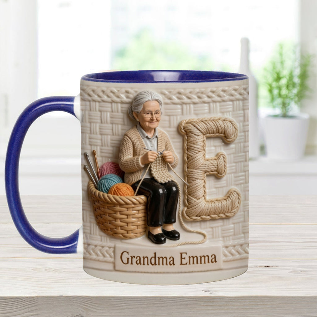 Custom Any Photo, Love Crocheting - Personalized Crocheting Accent Mug