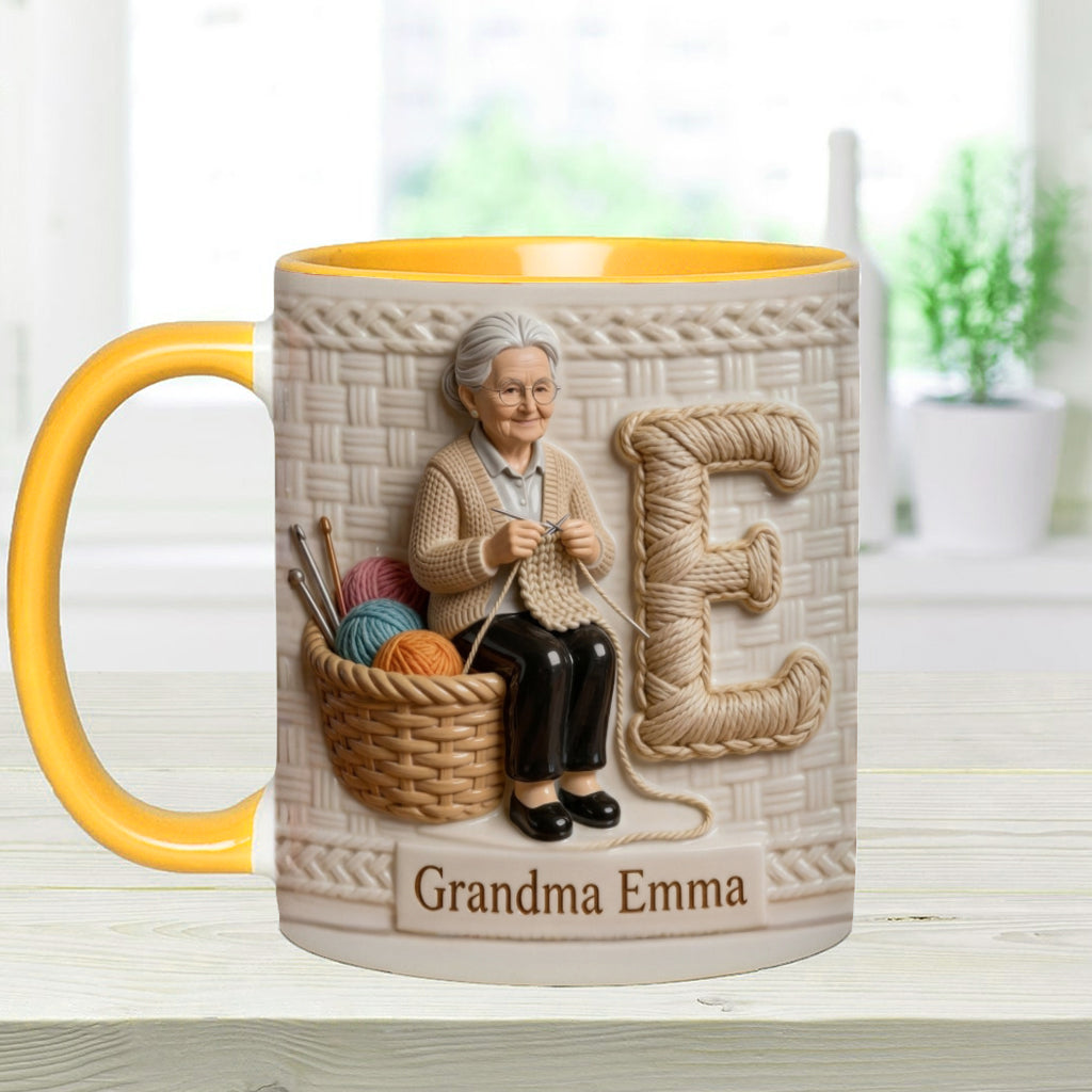 Custom Any Photo, Love Crocheting - Personalized Crocheting Accent Mug