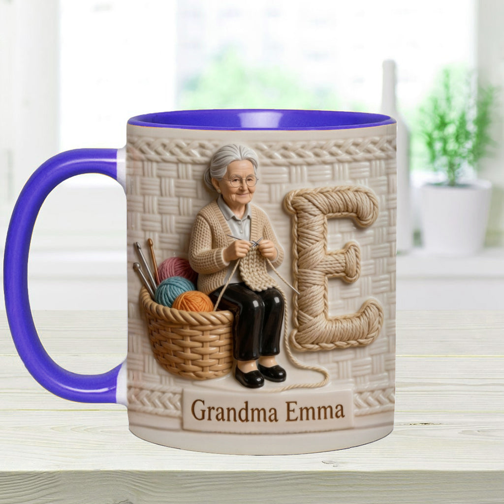 Custom Any Photo, Love Crocheting - Personalized Crocheting Accent Mug