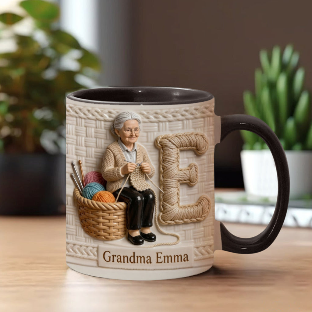 Custom Any Photo, Love Crocheting - Personalized Crocheting Accent Mug
