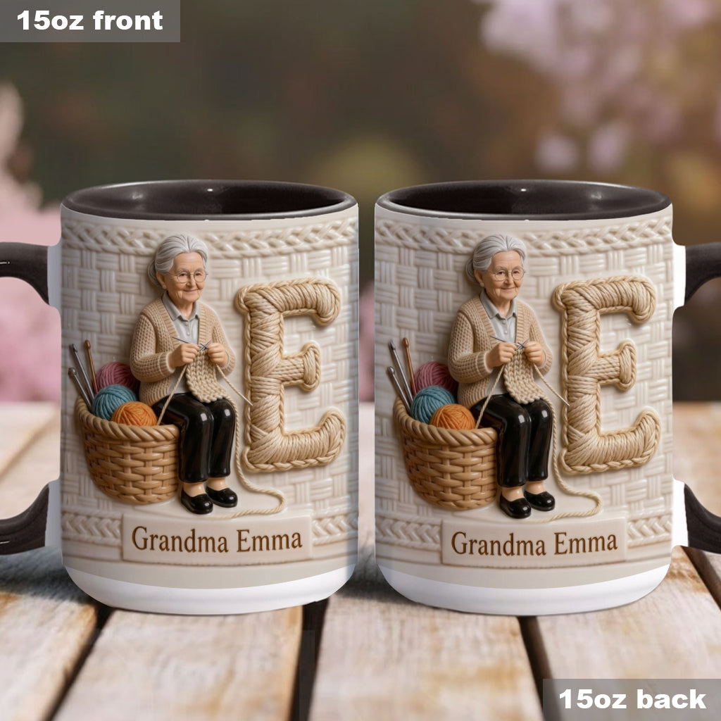 Custom Any Photo, Love Crocheting - Personalized Crocheting Accent Mug