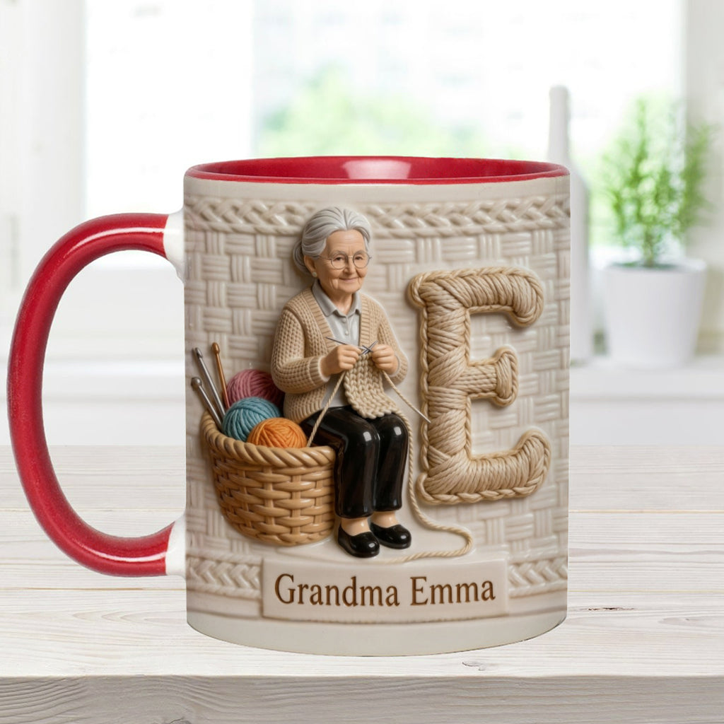 Custom Any Photo, Love Crocheting - Personalized Crocheting Accent Mug