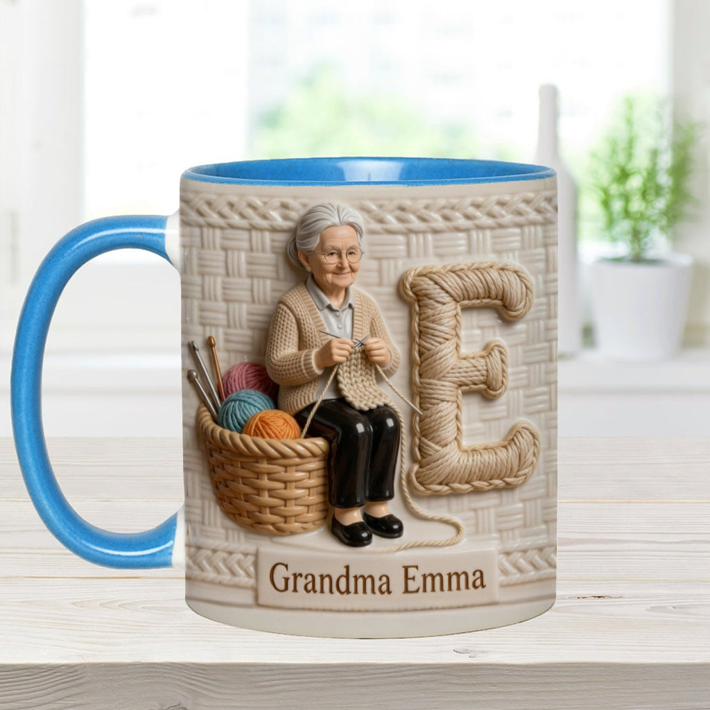 Custom Any Photo, Love Crocheting - Personalized Crocheting Accent Mug