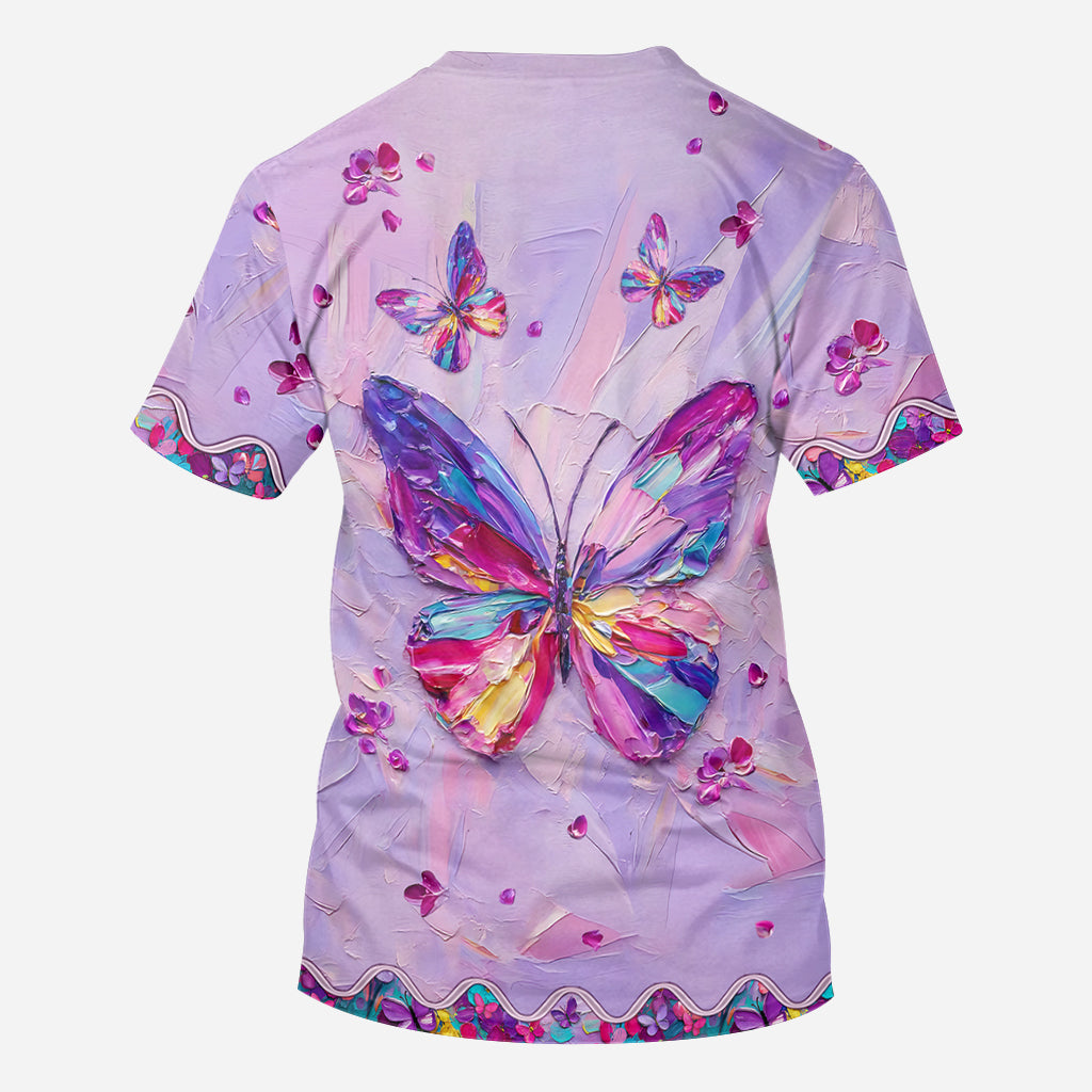 Beautiful Butterfly - Personalized Butterfly All Over Shirt